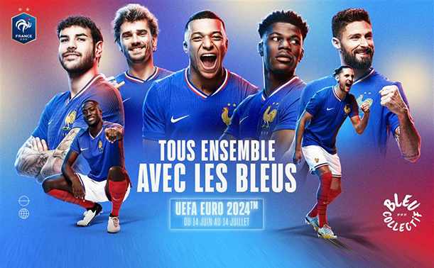 Vulcano supporter de l'équipe de france