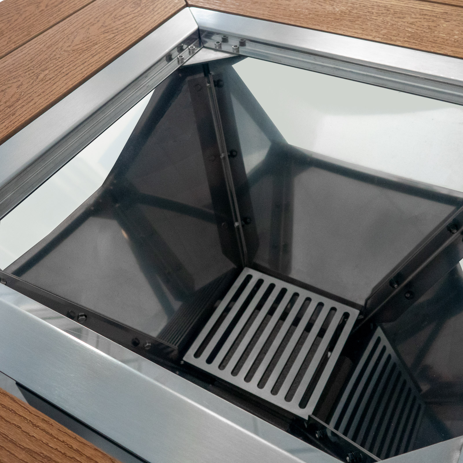 Brasero 500 contour périphérique zoom intérieur