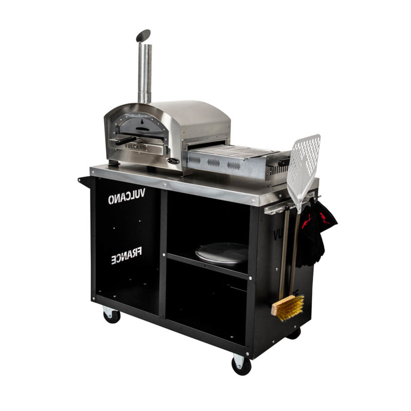 Four a pizza vulcano taal et desserte